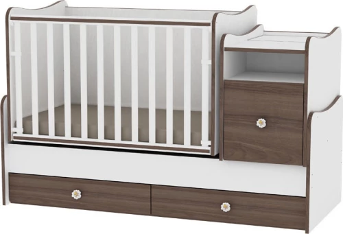 Lorelli Trend Plus White & Walnut