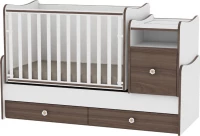 Lorelli Trend Plus White & Walnut
