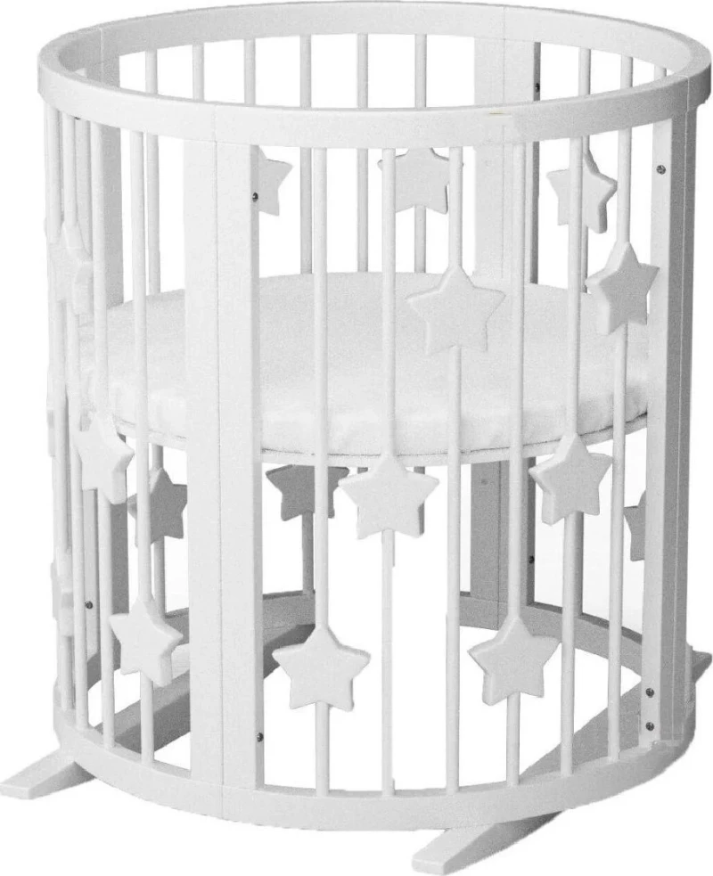 IngVart Smart Bed Round 9 Σε 1 White