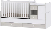 Lorelli Minimax White & Light Oak