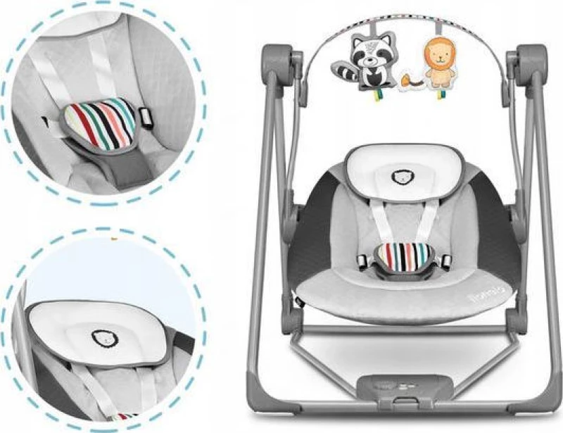 Ηλεκτρικό ρηλάξ Lionelo Otto cosy grey