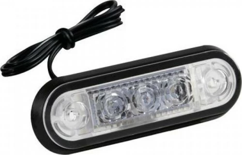 Lampa Φως Όγκου 3 LED 24V 8cm - Μπλε
