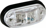 Lampa Φως Όγκου 2 LED 24V 7.2cm - Λευκό