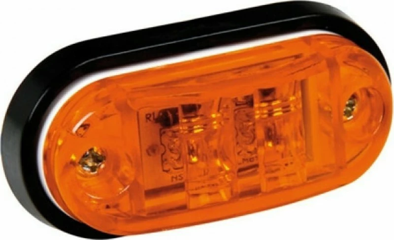 Lampa Φως Όγκου 2 LED 24V 7.2cm - Πορτοκαλί