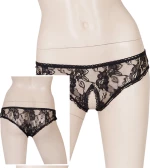 Cottelli Collection Crotchles Panties Black