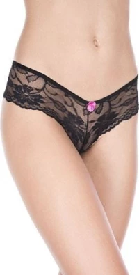Lace Panties With Pink Bow