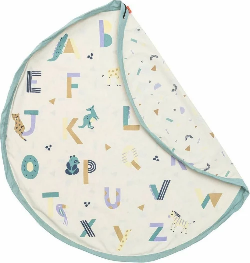 Play & Go Στρώμα Παιχνιδιού-Τσάντα 2 Σε 1 Ø140Εκ. Animal Alphabet Pg301114