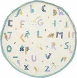 Play & Go Στρώμα Παιχνιδιού-Τσάντα 2 Σε 1 Ø140Εκ. Animal Alphabet Pg301114