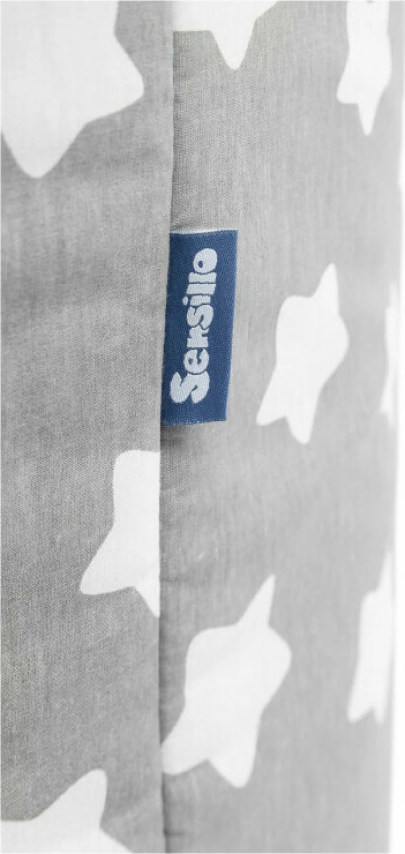 Sensillo Υφασμάτινο Καλάθι Αποθήκευσης Grey Stars