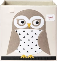 3 Sprouts Storage Box Owl