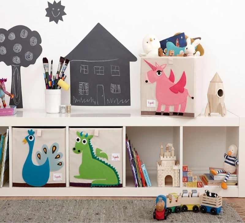3 Sprouts Storage Box Owl