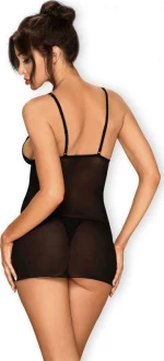Obsessive Lucita Chemise & Thong Black
