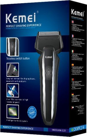 Kemei KM-2025 Ξυριστική Μηχανή Προσώπου Επαναφορτιζόμενη