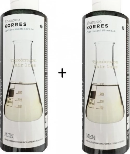 Korres Cystine & Minerals Shampoo 2x250ml