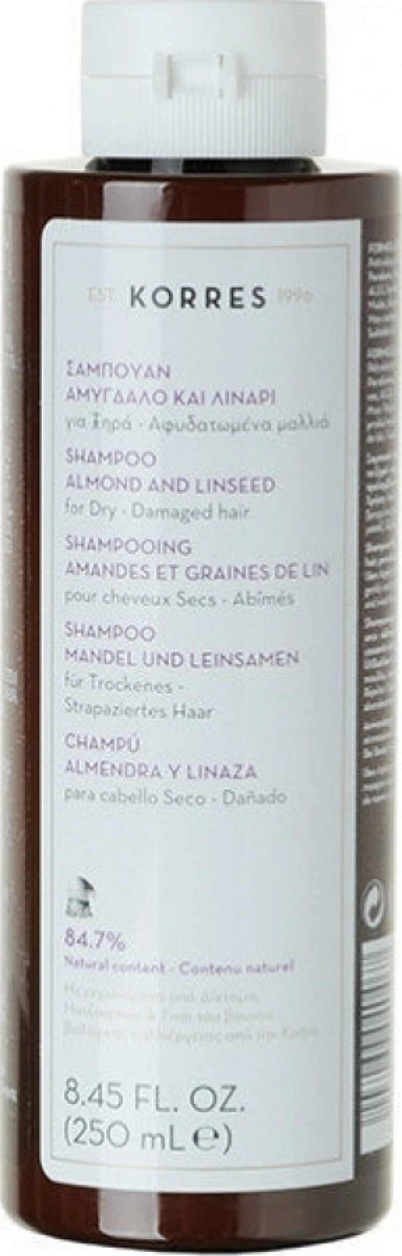 Korres Almond & Linseed Shampoo 250ml