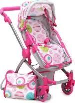 Καρότσι Κούκλας Pink Rose Cangaroo 9651B 3800146256470