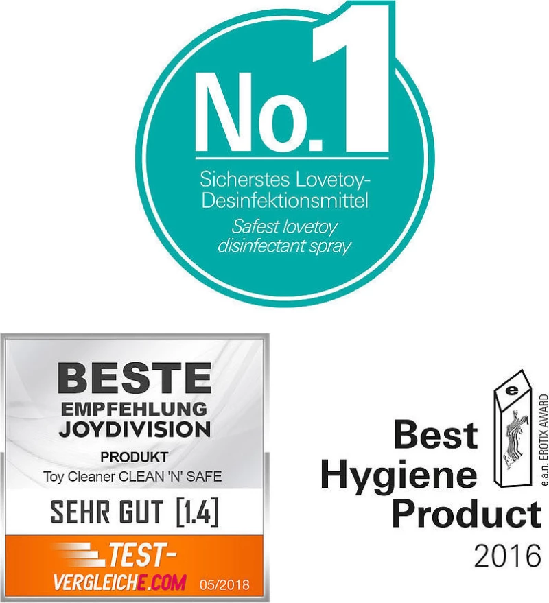 JoyDivision Clean'Ν'Safe Cleaning + Disinfection 100ml