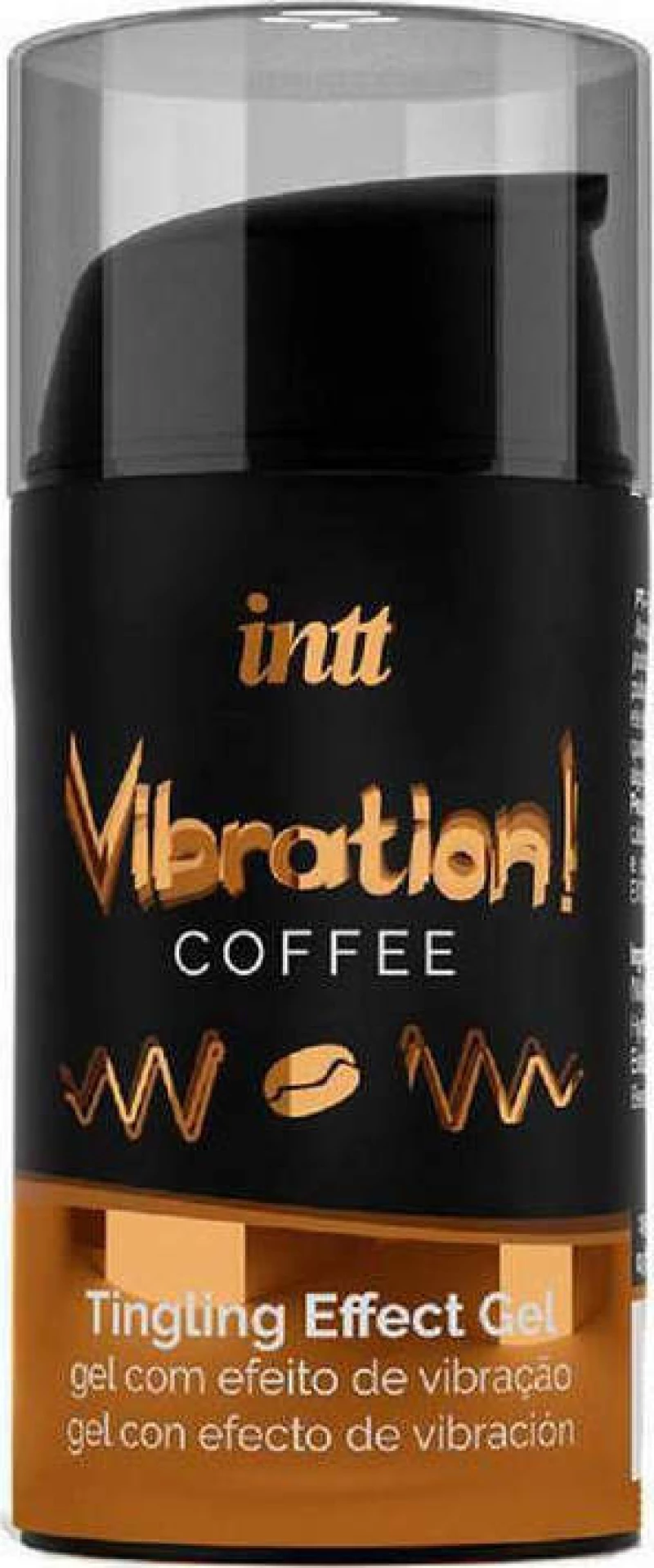 intt Vibration! Tingling Effect Gel Coffee 15ml