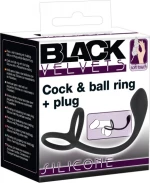 You2Toys Velvets Cock + Ball ring 6cm