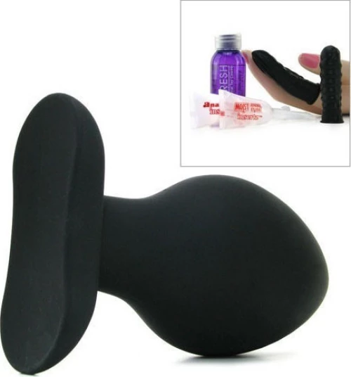 anal fantasy collection mega silicone plug ANAL FANTASY INFLATABLE SILICONE PLUG - Romantic Depot