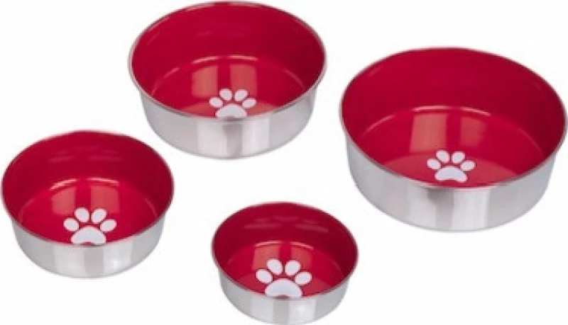 Nobby ανοξείδωτο μπωλ heavy paw κόκκινο 2700ml