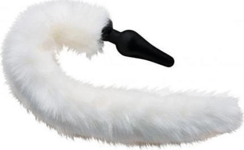 White Fox Tail and Ears Set
