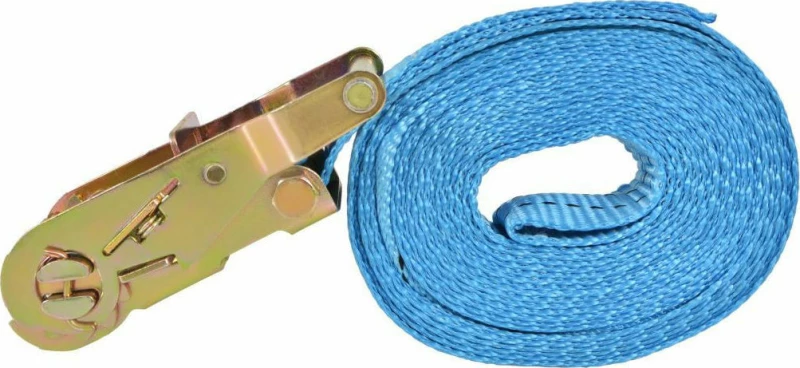 vidaXL Ιμάντες Πρόσδεσης με Καστάνια Μπλε 6 τμχ 2T 6mx38mm