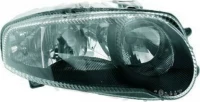 Diederichs Μπροστινό Φανάρι για Alfa Romeo 147 Δεξί 2001-2004 Black 1τμχ