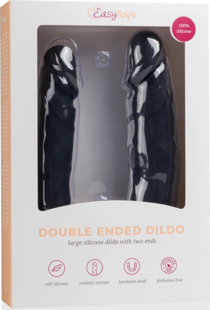 Easytoys Double Ended Dildo 40cm Black