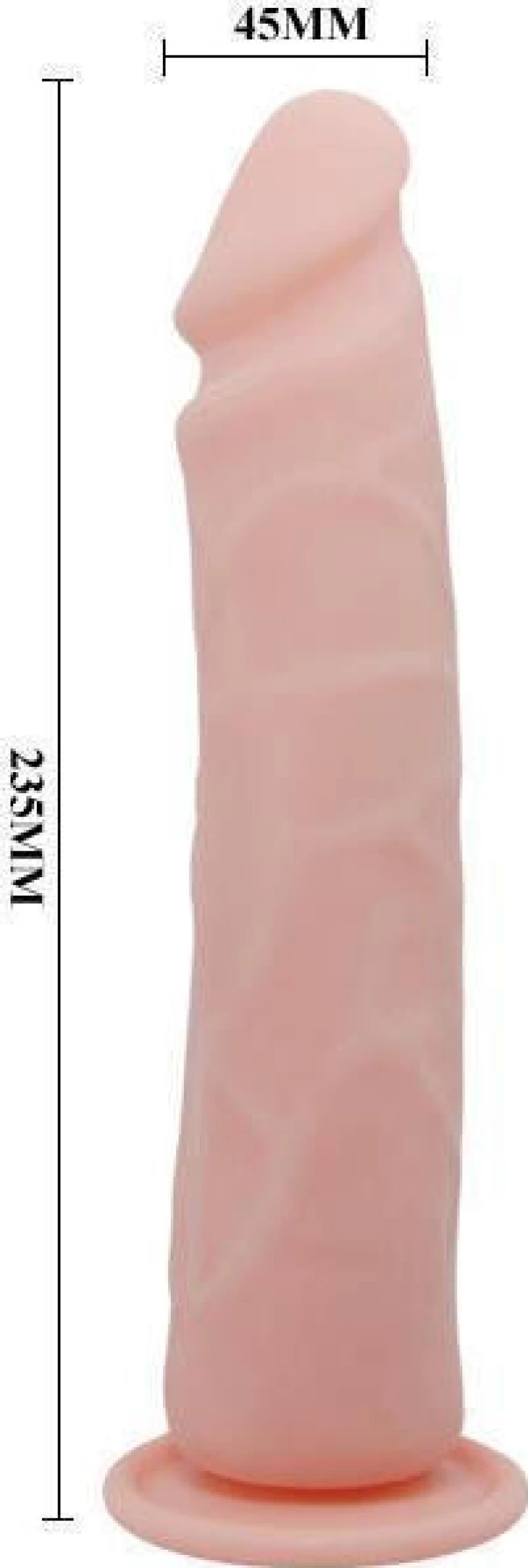 Baile Suction Cup Dildo 23.5cm Flesh
