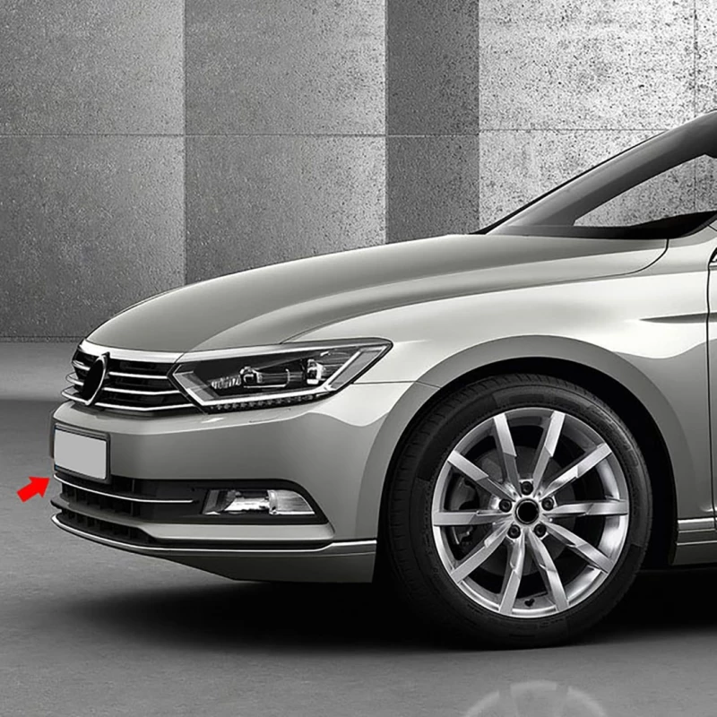 S-dizayn Streamer Εμπρός Προφυλακτήρα Μεσαίο για VW Passat B8 SD 2015