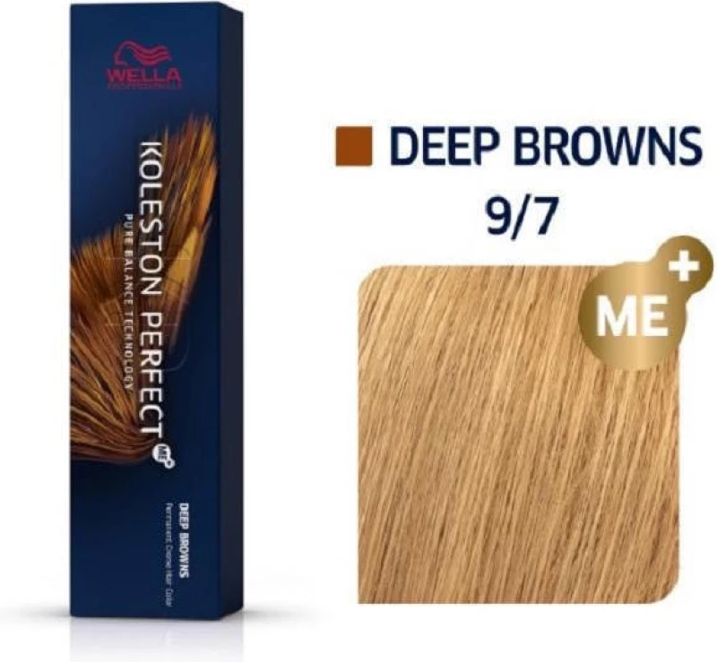 Wella Koleston Perfect Me+ Deep Browns 9/7 Ξανθό Πολύ Ανοιχτό Καφέ 60ml