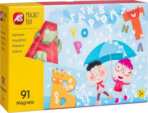 As Company Magnet Box Alphabet