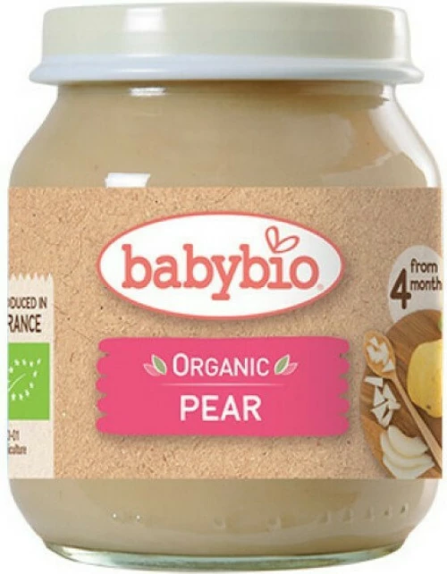 Babybio Φρουτόκρεμα Αχλάδι 4m+ 130gr