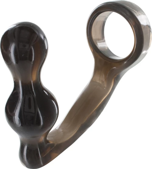 ToyJoy Power Plug & Penis Ring Black