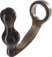 ToyJoy Power Plug & Penis Ring Black