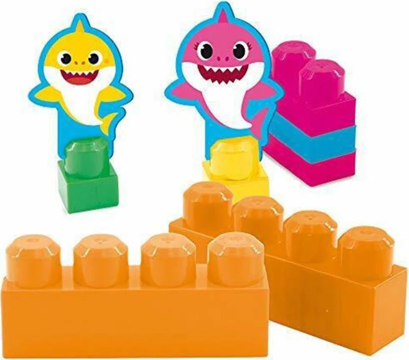 Lisciani Giochi Τουβλάκια με Σακίδιο Μεταφοράς Baby Shark 36τμχ