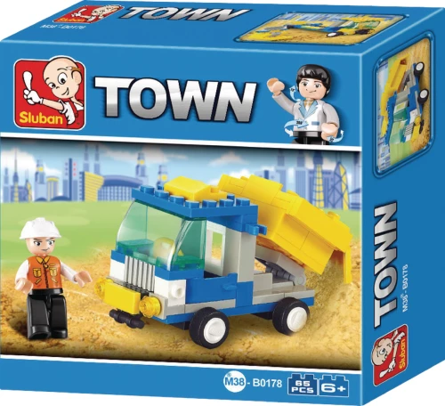 Sluban Town: Carbage Truck 65τμχ