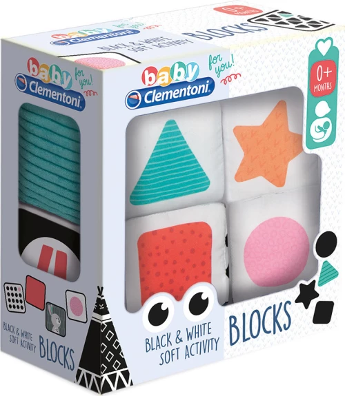 Clementoni Soft Activity Blocks 4τμχ