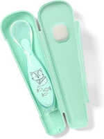 Babyono Εκπαιδευτικό Κουταλάκι Σιλικόνης Mint