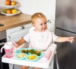 Babyono Εκπαιδευτικό Κουταλάκι Σιλικόνης Mint