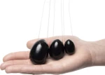 La Gemmes Obsidian Egg Set Black