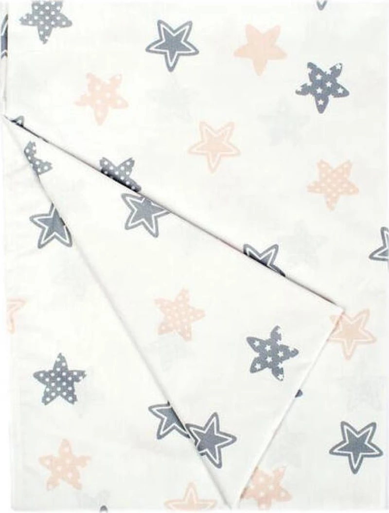 Dimcol Πάνα Αγκαλιάς Star Grey 80x80cm
