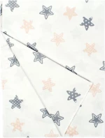 Dimcol Πάνα Αγκαλιάς Star Grey 80x80cm