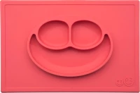 Ezpz Δίσκος Happy Mat Σιλικόνης in Coral