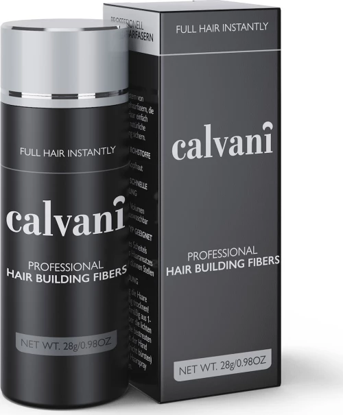 Calvani Hair Building Fibers Σκόνη Πύκνωσης Grey 28gr
