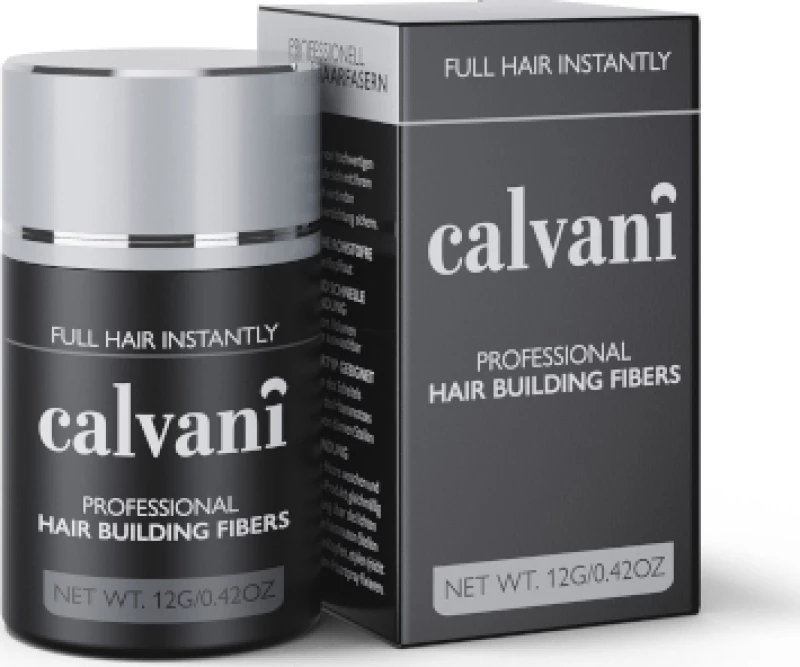 Calvani Hair Building Fibers Σκόνη Πύκνωσης Grey 12gr