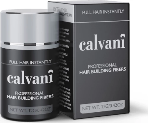 Calvani Hair Building Fibers Σκόνη Πύκνωσης Grey 12gr