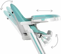 Ricokids Tugo Καρεκλάκι φαγητού με τραπέζι σε γαλάζιο και άσπρο