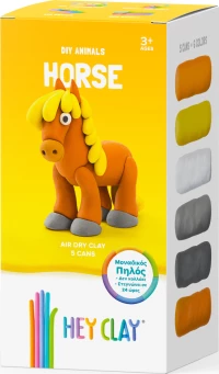 Hey Clay Claymates Αλογάκι Πολύχρωμο